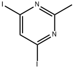 4,6-DIIODO-2-METHYLPYRIMIDINE 구조식 이미지