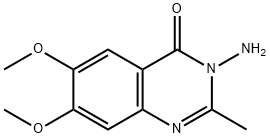 3-amino-6,7-dimethoxy-2-methyl-4-quinazolinone Structure