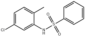 N-(5-클로로-2-메틸페닐)벤젠술폰아미드 구조식 이미지