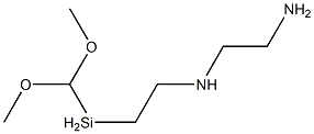 N-[2-(dimethoxymethylsilyl)ethyl]ethylenediamine 구조식 이미지