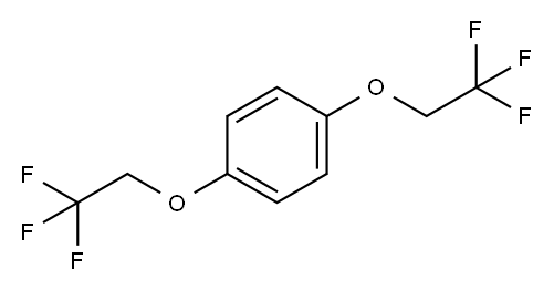 1,4-Di(2,2,2-trifluoroethoxy)benzene Structure