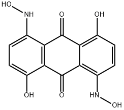 1,5-dihydroxy-4,8-bis(hydroxyamino)anthraquinone Structure