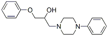 1-Phenoxy-3-(4-phenylpiperazino)-2-propanol Structure