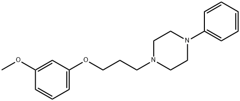 1-[3-(3-Methoxyphenoxy)propyl]-4-phenylpiperazine Structure