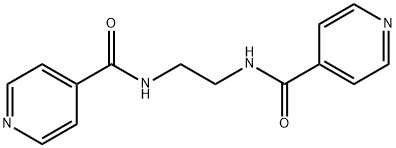 N-[2-(pyridine-4-carbonylamino)ethyl]pyridine-4-carboxamide Structure