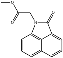 (2-Oxo-2H-benzo[cd]indol-1-yl)-acetic acid methyl ester Structure