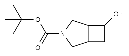 tert-butyl 6-hydroxy-3-azabicyclo[3.2.0]heptane-3-carboxylate 구조식 이미지