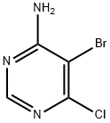 4-AMINO-5-BROMO-6-CHLOROPYRIMIDINE 구조식 이미지