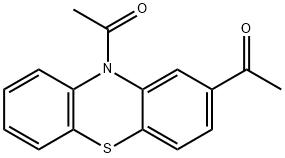 1-(2-acetylphenothiazin-10-yl)ethanone Structure