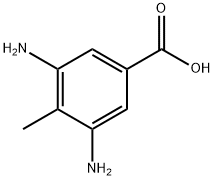 3,5-диамино-4-метилбензойная кислота структурированное изображение