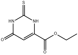 ethyl 6-oxo-2-sulfanylidene-3H-pyrimidine-4-carboxylate Structure