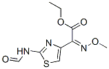 ethyl (Z)-2-formamido-alpha-(methoxyimino)thiazol-4-acetate Structure