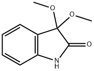 3,3-diMethoxyindolin-2-one 구조식 이미지