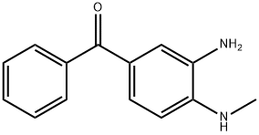 [3-아미노-4-(메틸아미노)페닐]페닐케톤 구조식 이미지