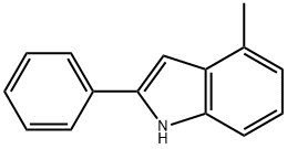 1H-INDOLE, 4-METHYL-2-PHENYL- Structure