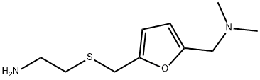 5-[[(2-Aminoethyl)thio]methyl]-N,N-dimethyl-2-furfurylamine 구조식 이미지