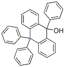 9,10-Dihydro-9,10,10-triphenyl-9-anthrol 구조식 이미지