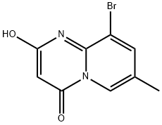 4H-Pyrido[1,2-a]pyrimidin-4-one, 9-bromo-2-hydroxy-7-methyl- 구조식 이미지
