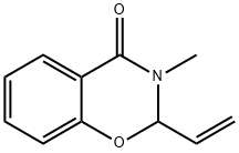2-Ethenyl-3,4-dihydro-3-methyl-2H-1,3-benzoxazin-4-one 구조식 이미지