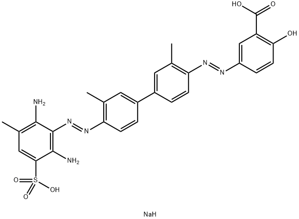6637-88-3 disodium 5-[[4'-[(2,6-diamino-3-methyl-5-sulphonatophenyl)azo]-3,3'-dimethyl[1,1'-biphenyl]-4-yl]azo]salicylate