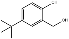 2-hydroxy-5-tert-butylbenzyl alcohol 구조식 이미지