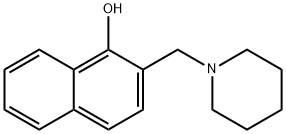 2-(PIPERIDINOMETHYL)-1-NAPHTHOL Structure