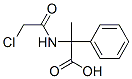 2-[(2-클로로아세틸)아미노]-2-페닐-프로판산 구조식 이미지