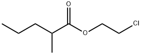 2-chloroethyl 2-methylpentanoate 구조식 이미지