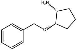 Cyclopentanamine, 2-(phenylmethoxy)-, (1R,2S)- (9CI) 구조식 이미지