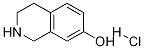 7-Hydroxy-1,2,3,4-tetrahydroisoquinoline Hydrochloride Structure