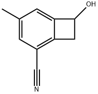 Bicyclo[4.2.0]octa-1,3,5-triene-2-carbonitrile, 7-hydroxy-4-methyl- (9CI) Structure
