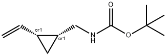Carbamic acid, [[(1R,2R)-2-ethenylcyclopropyl]methyl]-, 1,1-dimethylethyl Structure