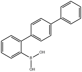 2-P-TERPHENYLBORONIC ACID 구조식 이미지