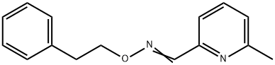 6-METHYL-2-PYRIDINEALDOXIMEO-PHENETHYL에테르 구조식 이미지