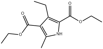 1H-Pyrrole-2,4-dicarboxylicacid,3-ethyl-5-methyl-,diethylester(9CI) 구조식 이미지