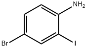 4-BROMO-2-IODOANILINE 구조식 이미지