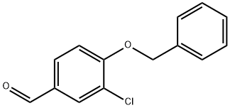 4-(BENZYLOXY)-3-CHLOROBENZALDEHYDE 구조식 이미지