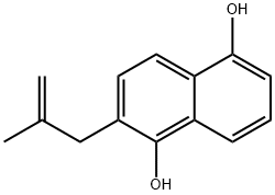 1,5-Naphthalenediol, 2-(2-methyl-2-propenyl)- (9CI) 구조식 이미지