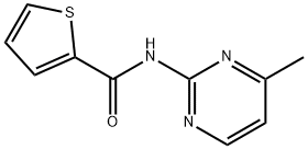 2-Thiophenecarboxamide,N-(4-methyl-2-pyrimidinyl)- Structure
