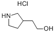 2-피롤리딘-3-일-에탄올염산염 구조식 이미지