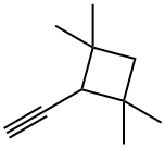 Cyclobutane, 2-ethynyl-1,1,3,3-tetramethyl- (9CI) 구조식 이미지