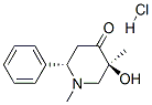 (2S,5S)-5-hydroxy-1,5-dimethyl-2-phenyl-piperidin-4-one hydrochloride 구조식 이미지