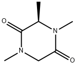 2,5-Piperazinedione,1,3,4-trimethyl-,(R)-(9CI) 구조식 이미지