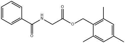 HIPPURIC ACID 2,4,6-TRIMETHYLBENZYL ESTER Structure