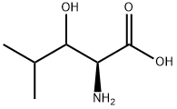 (2S)-2-amino-3-hydroxy-4-methyl-pentanoic acid 구조식 이미지