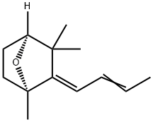 2-[(1Z,2E)-2-Buten-1-ylidene]-1,3,3-trimethyl-7-oxabicyclo[2.2.1]heptane Structure