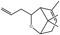 2,8,8-Trimethyl-7-(2-propenyl)-6-oxabicyclo[3.2.1]oct-2-ene Structure