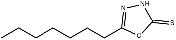 5-헵틸-1,3,4-옥사디아졸-2(3H)-티온 구조식 이미지
