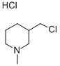 3-CHLOROMETHYL-1-METHYLPIPERIDINE HYDROCHLORIDE Structure