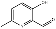 3-하이드록시-6-메틸피리딘-2-카복스알데히드 구조식 이미지
